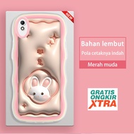 HP Mater.case Redmi 6 6A 7 8 8A K40S 9A 9C 10A 9T 10C 10 5G sofe Phone Case Cute Rabbit Pattern 3D j