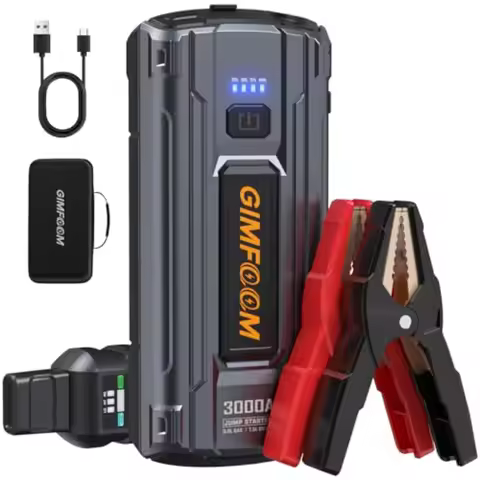Car Jump Starter 3000A Jump Starter Battery Pack for Up to 9.0L Gas or 7.5L Diesel Engine 12V Car Ba