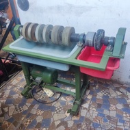 betulan murah JY1A-4 Mesin Asah Poles Pisau Potong Batu Akik 1/2 HP Diamond Wheel