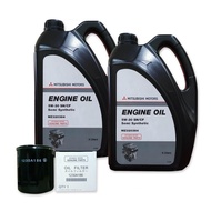 Mitsubishi Genuine Motor Oil Semi Synthetic 5W-30 Oil Change Bundle for Mitsubishi Montero ( 2008 - 