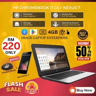 [EFFICIENT & PORTABLE] HP 11 G4 Chromebook + Nexus 7 Bundle
