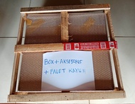 Bok power amplifier tipe N9000 merah lengkap aksesoris ukuran 3U Box power amplifier N9000 lengkap