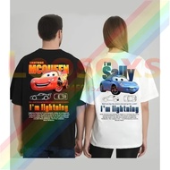 S-5XL Ready stock 2024 Cars Matching Shirt, Mcqueen and Sally Couple T-shirt, Kachow L. Mcqueen, Im 