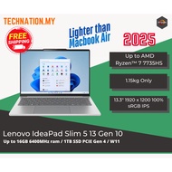 [2025] Lenovo IdeaPad Slim 5 13 Gen 10 (Lighter than Macbook Air/Ryzen 7735HS/1.15KG Only)