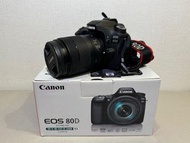 【二手】Canon EOS 80D 連EF 18-135mm Kit / 佳能 單反 相機 Camera DSLR