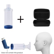 Portable Large Capacity Silicone Aerosol Inhaler Chamber Nebulizer Bottle Soft Skin Friendly Asthma 