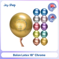 18 Inch Metallic Chrome Latex Balloon / 18 inch Metallic Chrome Balloon