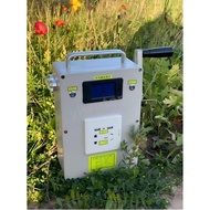 220V Hand Crank Generator, 500W Outdoor Portable Power Station, Large Capacity Power Bank for Home B