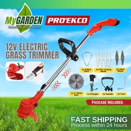 MYGARDEN EK-GT 12V Cordless Grass Trimmer Mesin Rumput Elektrik Potong Rumput Grass Cutter Lawn Mower Mesin Rumput Mini