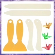 (Y W Z H)Paper Folding Tools Plastic Bone Folder Paper Creaser for Making Paper Crafts Quilting Leat