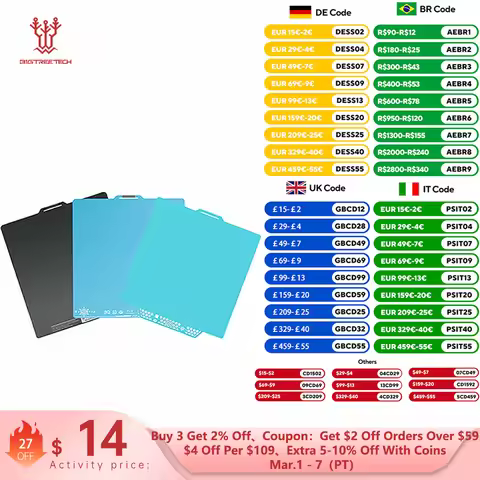 BIGTREETECH Panda Build Plate CryoGrip Pro Cool Plate For BambuLab H2D H2S P1 A1 X1 Adventurer 5M Ko