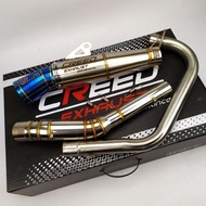 Local Stock、Spot goods№◐Creed Exhaust open pipe for TMX 155 125 Raider 150 carb /f.i, Sniper 135/150