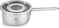 Fissler Pure Collection Stainless Steel 1.5 Quart Saucepan with Glass lid