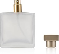 JJKMALL 50ml/1.7oz Refillable Perfume Bottle Frosted Glass Perfume Spray Bottle Large Empty Travel P