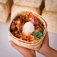 (120pcs) Bamboo Baskets 13x13 60 Pairs of/s