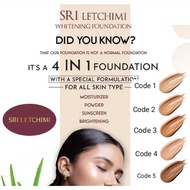 GOLDEN SHINE SRI LETCHIMI FOUNDATION TRIAL 1ML SPF35