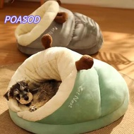 MAYSHOW Dog House, Warm Breathable Dog Kennel Bed, Cute Foldable Slippers Shaped Washable Cat Sleep 