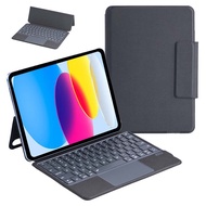 แทร็คแพดแบล็คไลท์คีย์บอร์ด iPad เคสสำหรับไอแพดโปร11นิ้ว2022ทัชแพดถอดได้แผ่นครอบแป้นพิมพ์สลิมสำหรับ i