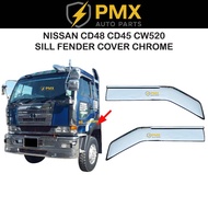 NISSAN CD48 CD45 CW520 GE13 SILL FENDER CHROME COVER – High Quality Nissan Truck Chrome Accessories 