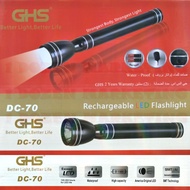 DC-70 GHS Rechargeable LED Flashlight 1 Dozen  Torch Light
