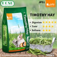 Timothy Hay 500g  /Jolly Rabbits Chinchilla Guinea Pig Food Timothy Hay/ Makanan Arnab Chinchilla Gu