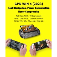 GPD WIN4 WIN 4 PRO 2025 Ai9 HX370 32GB DDR5 2TB KEYBOARD USB4.0 OCULINK PORT WIN11 GAMING HANDHELD P