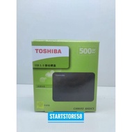 HARDISK EXTERNAL TOSHIBA CANVIO B 500GB USB 3.0 BARU BERGARANSI LAPTOP