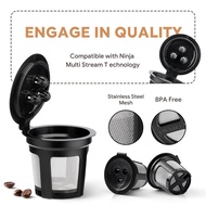 Three-Hole K Cup Coffee Capsule iCafilas Compatible Ninja Dual Brew Coffee Machine Circulating Filte