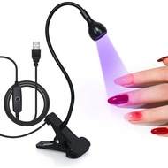 Lampu Kuku UV 395nm Lampu Ultraviolet LED Lampu Meja LED UV Pengering Manikur Cahaya Hitam Lampu Pen