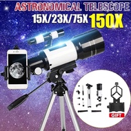 F30070M Refractor Telescope Astronomy Telescope with Outstanding Optics Comes with a tripod, Baader 