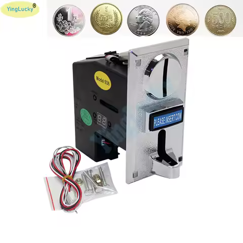 Arcade Coin Acceptor 616 Multi Electronic Roll Down Coin Acceptor Selector Mechanism Vending Machine