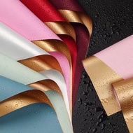 2 Tone Gold Colour Waterproof Wrapping Paper Flower Paper Two Tone Bouquet Wrapping Paper