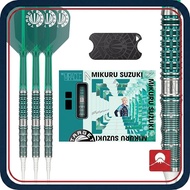 Target Japan THE MIRACLE GEN7 Suzuki Miku 95% Tungsten K-Flex 2BA Soft Tip Darts Set 21.5g 2BA SOFT 