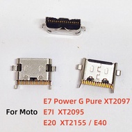Sạc USB Đế sạc Cổng kết nối cắm cho Motorola Moto E7 điện G tinh khiết xt2097 e7i xt2095 E20 xt2155