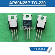5pcs APM AP60N25P TO-220 250V/60A N-Channel MOSFET Transistor Original