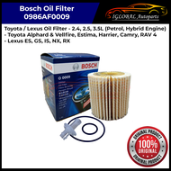 Bosch Oil Filter 0986AF0009 for New Toyota Alphard / Vellfire Camry Estima Harrier / Lexus NX RX ES 