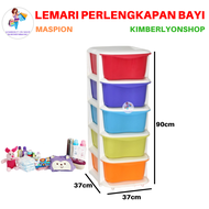 Laci Lemari Pakaian Susun 5 Tower Container S5 Maspion