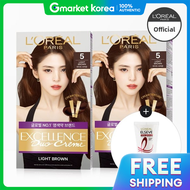 LOréal | LOréal Paris LOréal Paris Shareable Gray Hair Dye Excellence Duo Cream (9 Types) 2 Free Gif