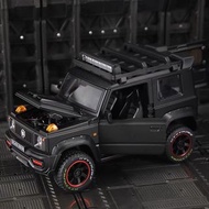 全新 1/18 Suzuki Jimny 鈴木 吉姆鈴 模型車 聲光回力車 1:18 消光黑 越野車 休旅車