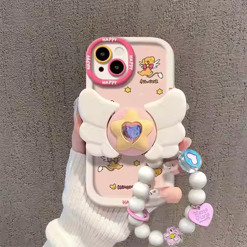Magical Girl Anime Peripheral Phone Case Suitable for iPhone 15 Pro Max Apple 14 Pro Anti Drop Prote