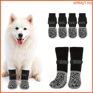 WIT Breathable Dog Shoes Tracting Control Dog Socks For Small Large Senior Dogs