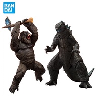 92l 2021 Movie Godzilla Vs Kong Bandai Original S.H. MonsterArts Action Figure Model Decoratio A0i