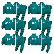 [Ready Stock] Squid Game Costume Cosplay Costume Suits Sets Kids for Event Party