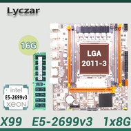 X99 Lyczar kit set Motherboard(X99)+CPU(E5-2699v3)+Memory(1x16G DDR4 2133 REG)