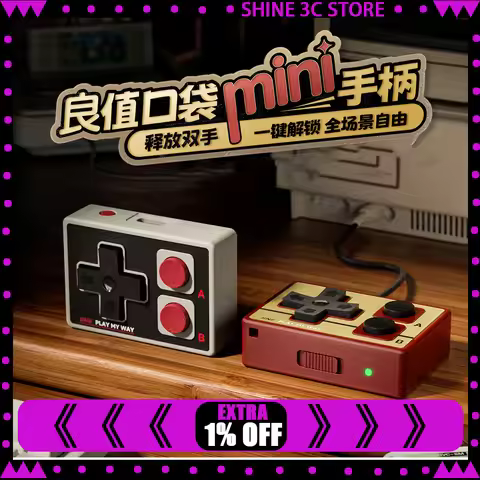 IINE Gamebrick Mini Wireless Controller Bluetooth Multi-Function Gamepad Joystick Remote Control Sui