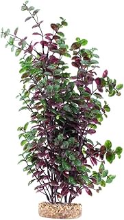 Fluval Aqualife Red Bacopa Plant, Plastic Aquarium Plant Decoration