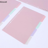 KISSCAT Binder Index Page Stationery 4Pcs/set Bookmark B5 A5 A4 Scrapbook Diary Notebook Separator P