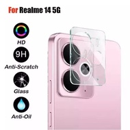 A - FULL 3D CLEAR CAMERA FOR REALME 14 14T C75 C75X GT7 GT 7PRO CLEAR WHITE FRAME TRANSPARANT ANTI S