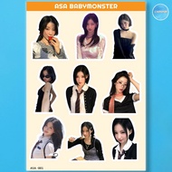 STICKER ASA BABYMONSTER HOLOGRAM I STICKER BABYMONSTER I STICKER RUKA BABYMONSTER I ASA BABYMONSTER 