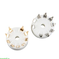 dreamedge12 5Pieces Ceramic 9Pin B9A PCB Tube Sockets for 12AX7 12AT7 12AU7 ECC83 ECC82 E88CC  Perfo